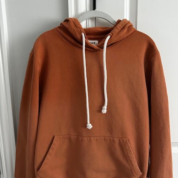Pact Organic Cotton One for All Unisex Hoodie Amber Brown Medium - Picture 4 of 8